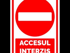 Semn pentru acces interzis